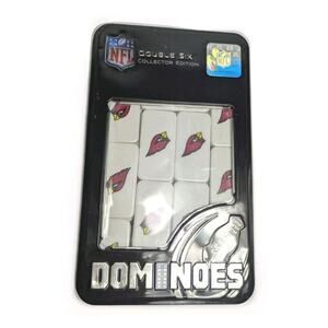 Arizona Cardinals Dominoes Set Double Six Collectors Edition 28 Tiles NFL